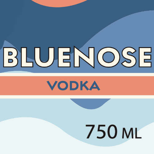 750ml Vodka Bluenose